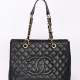 Chanel Timeless Grand Shopping Tote Black Caviar GHW