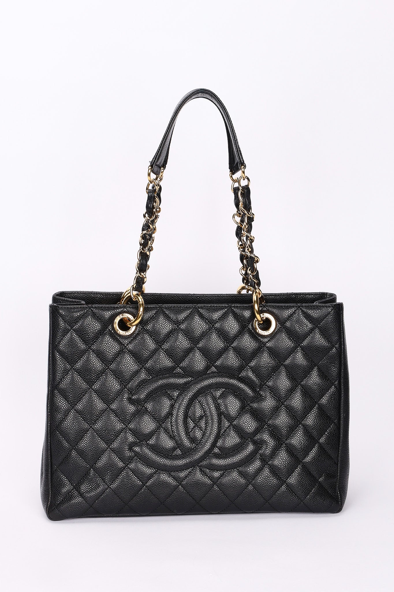 Chanel Timeless Grand Shopping Tote Black Caviar GHW