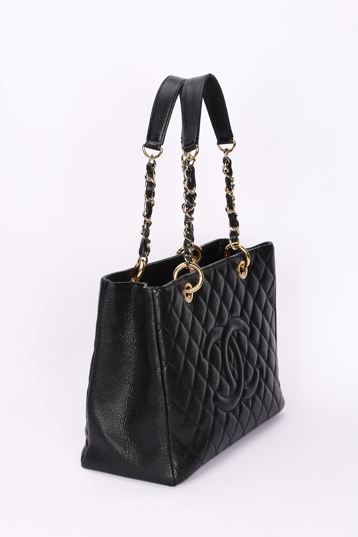 Chanel Timeless Grand Shopping Tote Black Caviar GHW