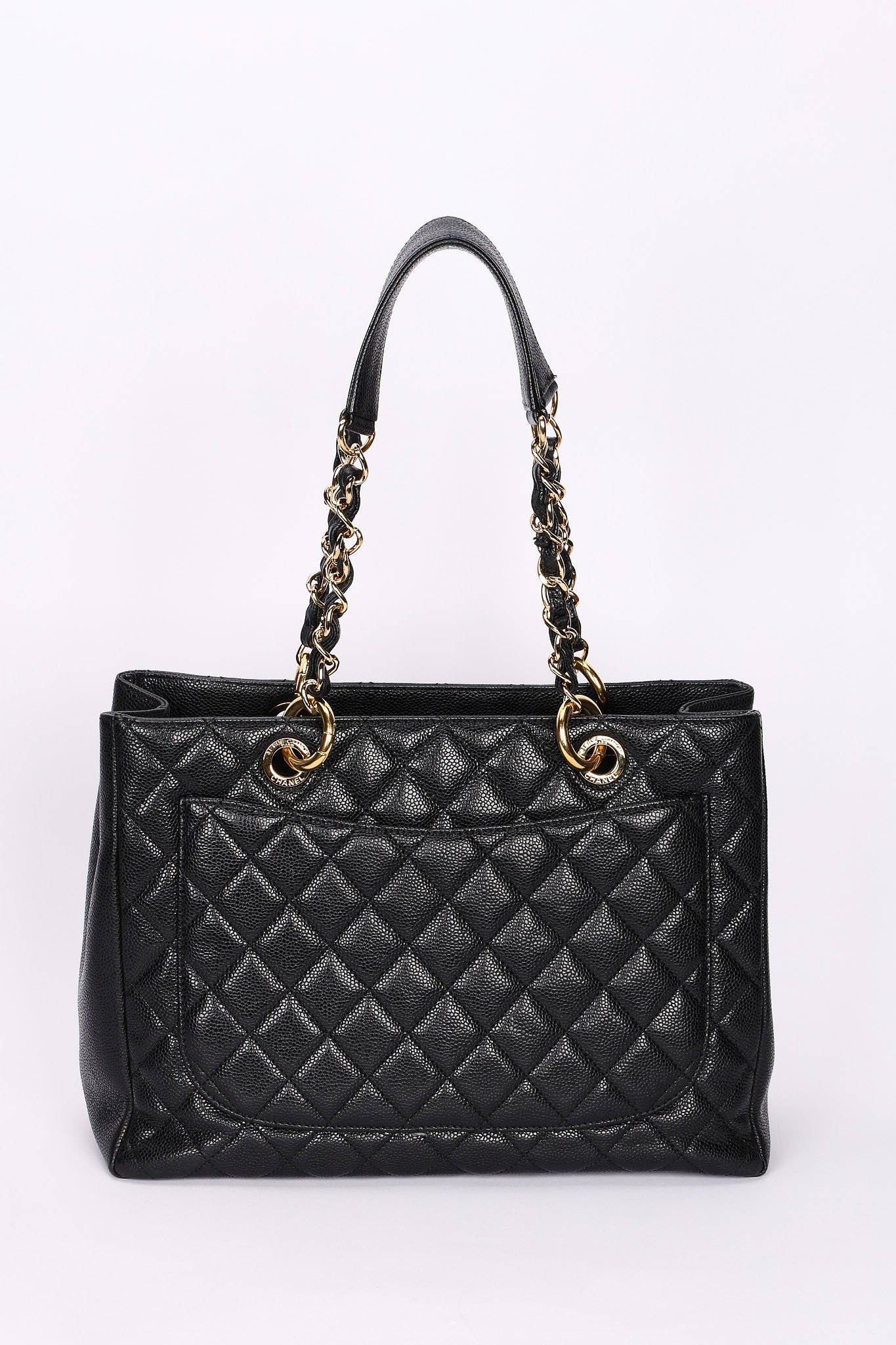 Chanel Timeless Grand Shopping Tote Black Caviar GHW