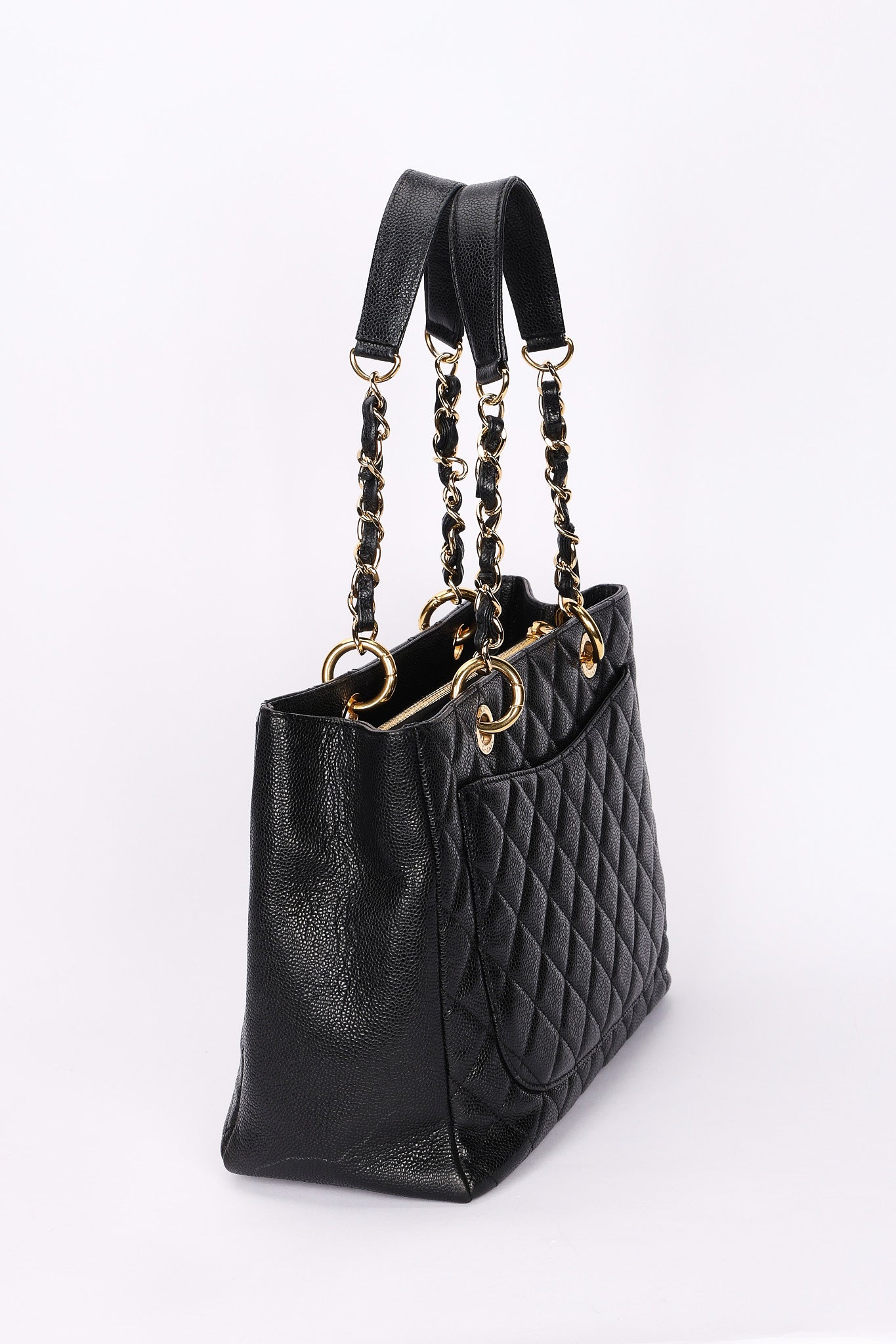 Chanel Timeless Grand Shopping Tote Black Caviar GHW