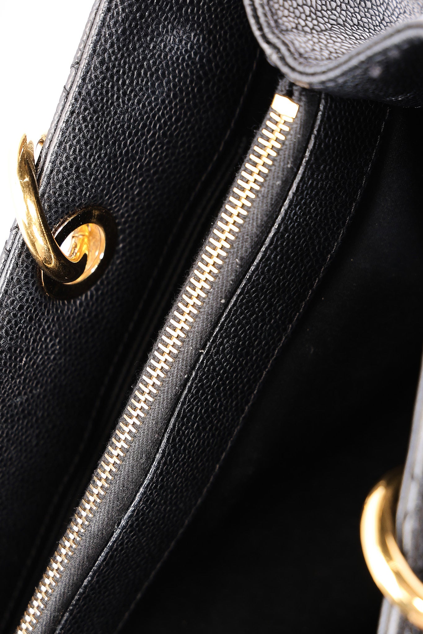 Chanel Timeless Grand Shopping Tote Black Caviar GHW