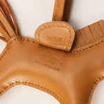 HERMES Rodeo PM Touch Bag Charm, Agneau Milo Lizard, Sesame, W Stamp, Rodeo PM