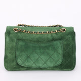 Chanel Mini Souplissimo Bag Green Suede GHW