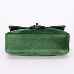 Chanel Mini Souplissimo Bag Green Suede GHW