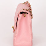 Chanel Mini Square Flap Pink Caviar 24K GP