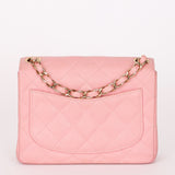 Chanel Mini Square Flap Pink Caviar 24K GP