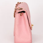 Chanel Mini Square Flap Pink Caviar 24K GP