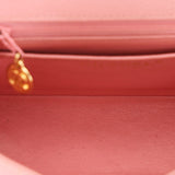 Chanel Mini Square Flap Pink Caviar 24K GP