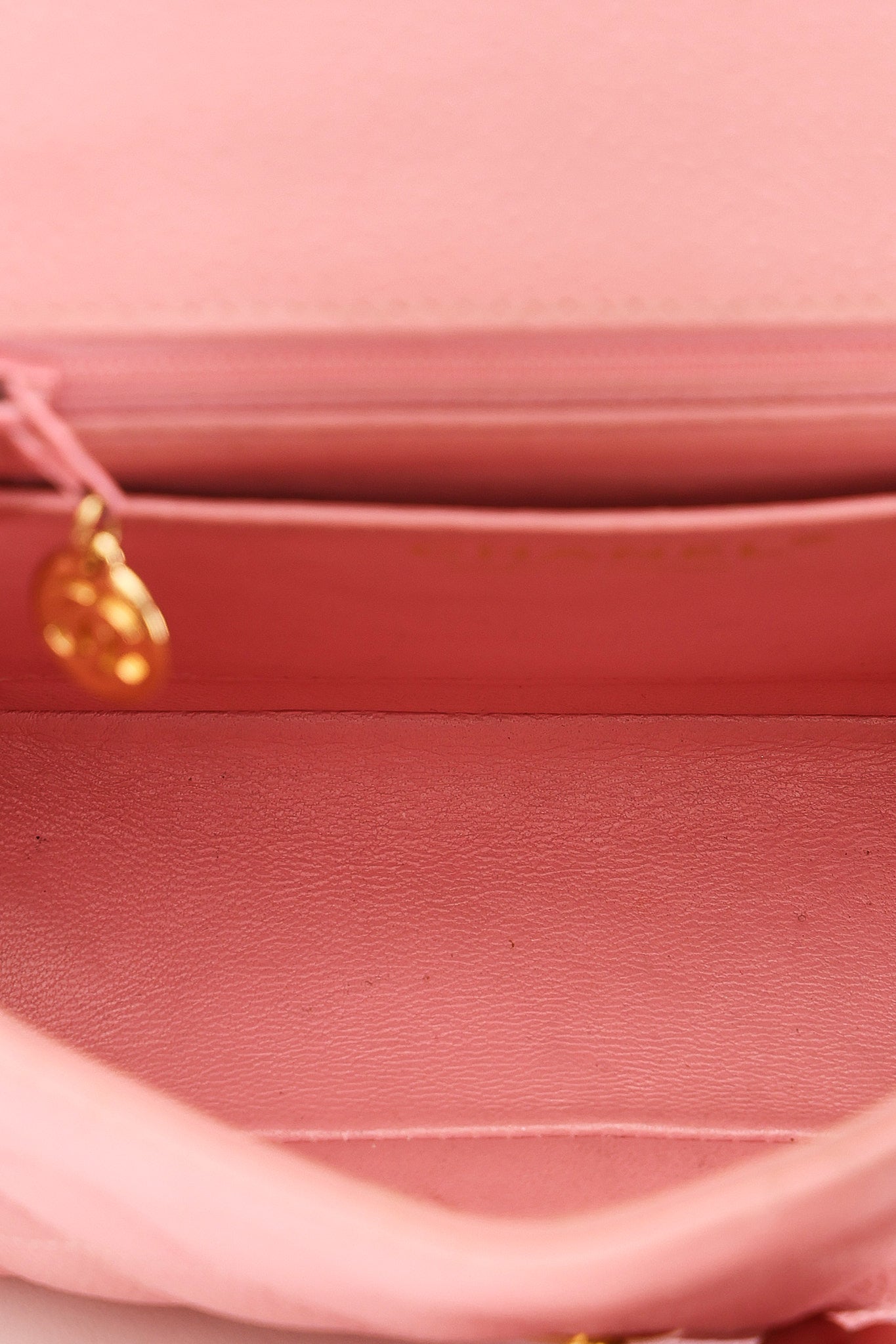 Chanel Mini Square Flap Pink Caviar 24K GP