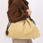 Loewe Large Flamenco Bag Suede