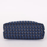 Limited Edition Bottega Veneta Medium Denim and Lambskin Intrecciato Andiamo Bag
