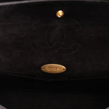 Chanel Medium Naked Classic Double Flap Black Caviar AGHW