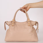 Balenciaga Beige Agneau Giant City 12 with Mirror - FashioNica