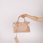 Balenciaga Beige Agneau Giant City 12 with Mirror - FashioNica