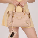 Balenciaga Beige Agneau Giant City 12 with Mirror - FashioNica