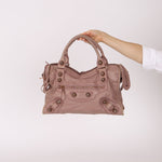 Balenciaga Boi De Rose Agneau Giant 21 City Bag - FashioNica