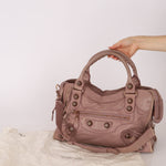 Balenciaga Boi De Rose Agneau Giant 21 City Bag - FashioNica
