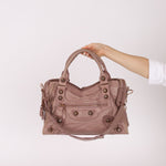 Balenciaga Boi De Rose Agneau Giant 21 City Bag - FashioNica