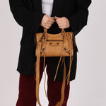 Balenciaga Camel Mini City Bag - FashioNica