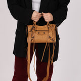 Balenciaga Camel Mini City Bag - FashioNica
