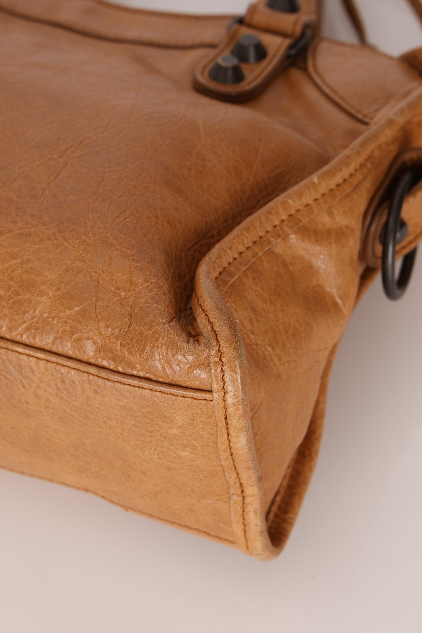 Balenciaga Camel Mini City Bag - FashioNica