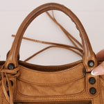 Balenciaga Camel Mini City Bag - FashioNica