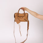 Balenciaga Camel Mini City Bag - FashioNica
