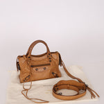 Balenciaga Camel Mini City Bag - FashioNica