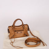 Balenciaga Camel Mini City Bag - FashioNica