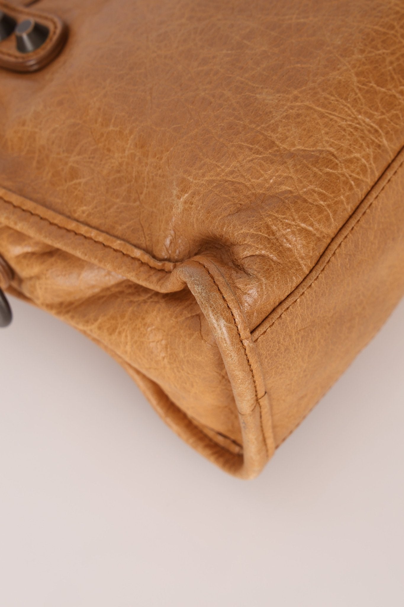 Balenciaga Camel Mini City Bag - FashioNica