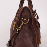 Balenciaga Chocolate City Bag with Mirror - FashioNica