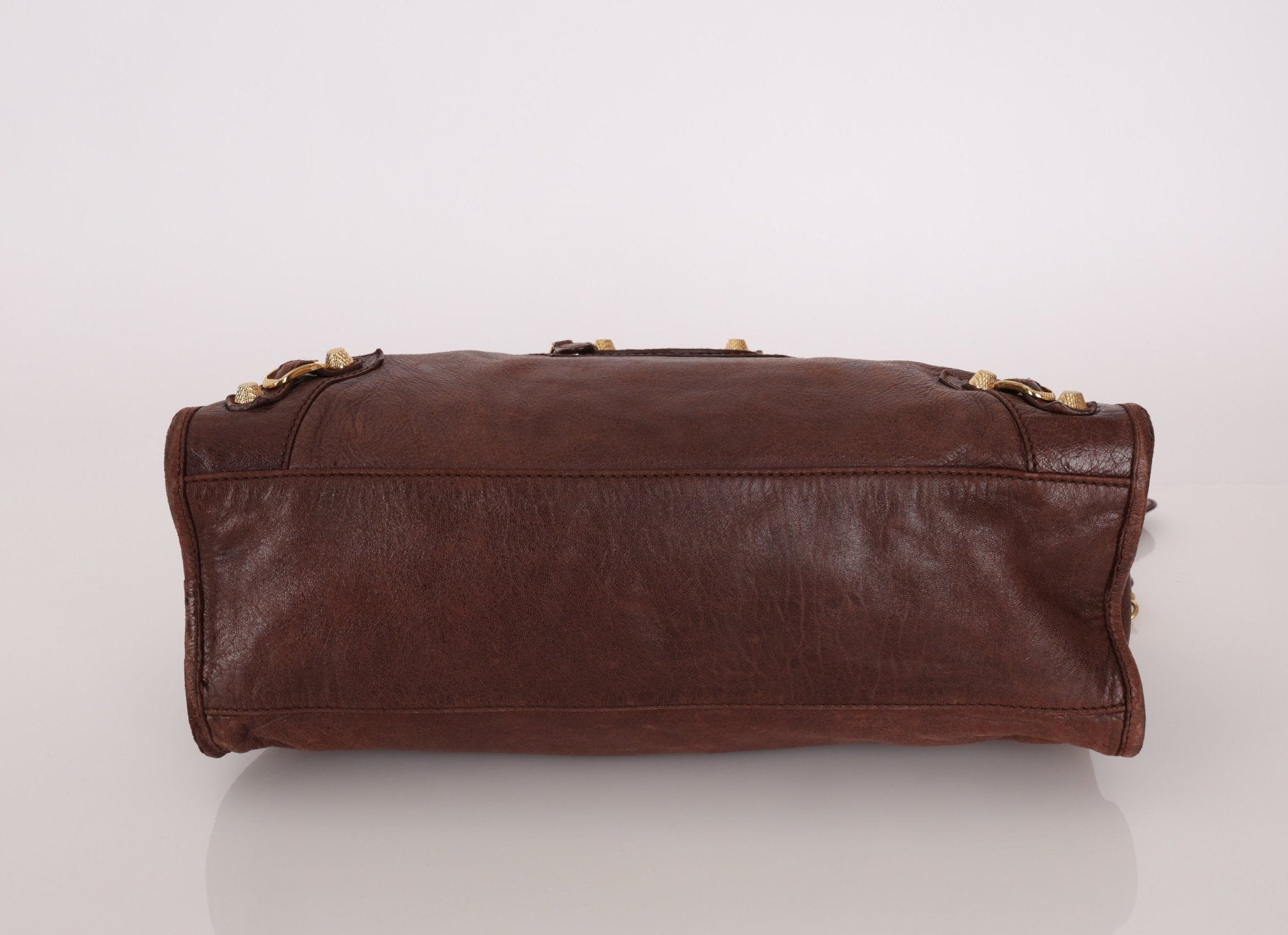 Balenciaga Chocolate City Bag with Mirror - FashioNica