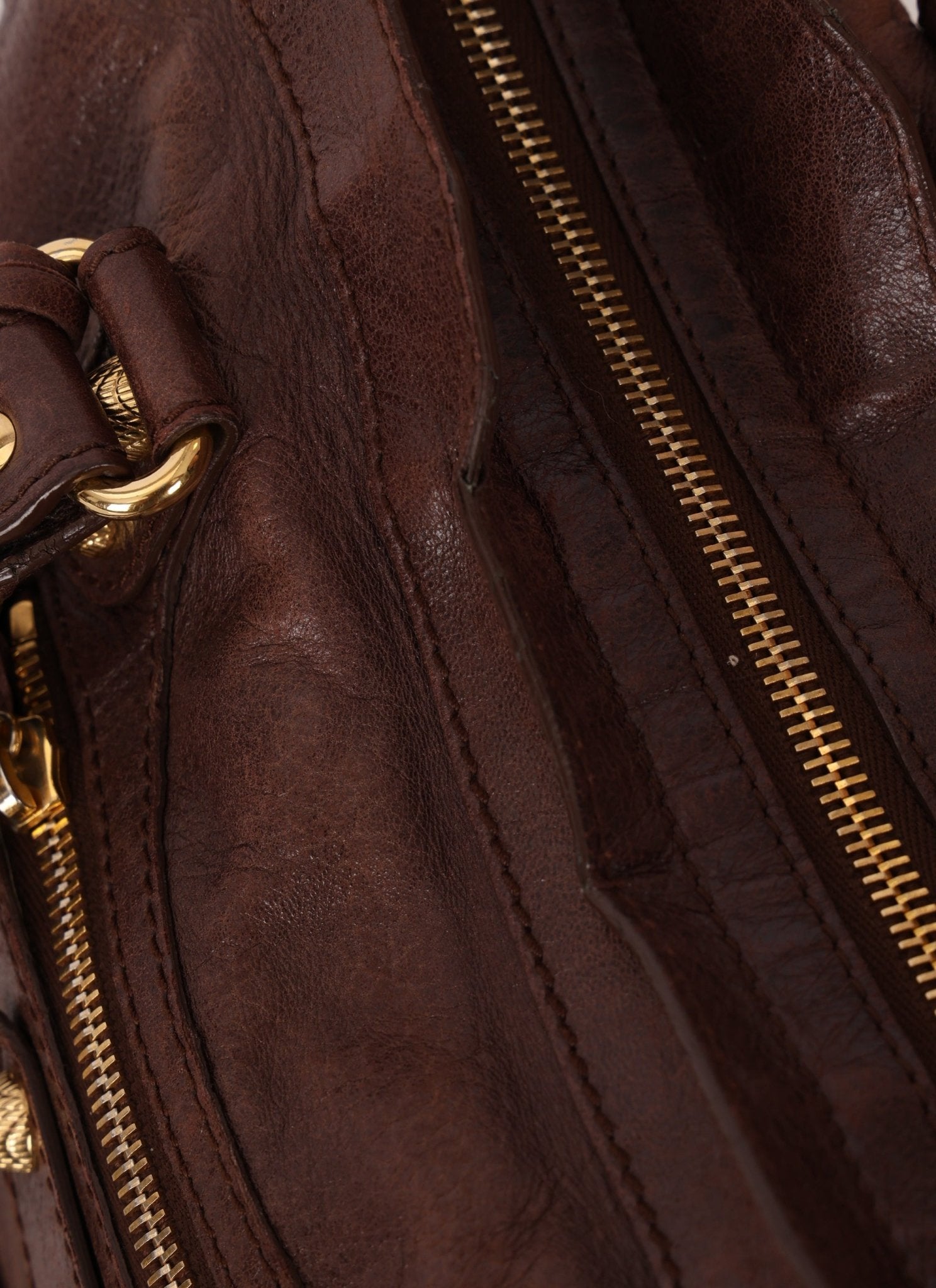 Balenciaga Chocolate City Bag with Mirror - FashioNica