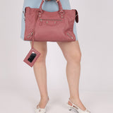 Balenciaga Giant 12 Pink City Bag with Mirror - FashioNica