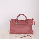 Balenciaga Giant 12 Pink City Bag with Mirror - FashioNica