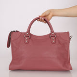Balenciaga Giant 12 Pink City Bag with Mirror - FashioNica