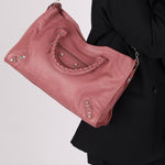 Balenciaga Giant 12 Pink City Bag with Mirror - FashioNica