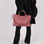 Balenciaga Giant 12 Pink City Bag with Mirror - FashioNica