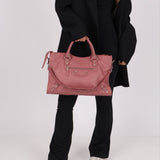 Balenciaga Giant 12 Pink City Bag with Mirror - FashioNica