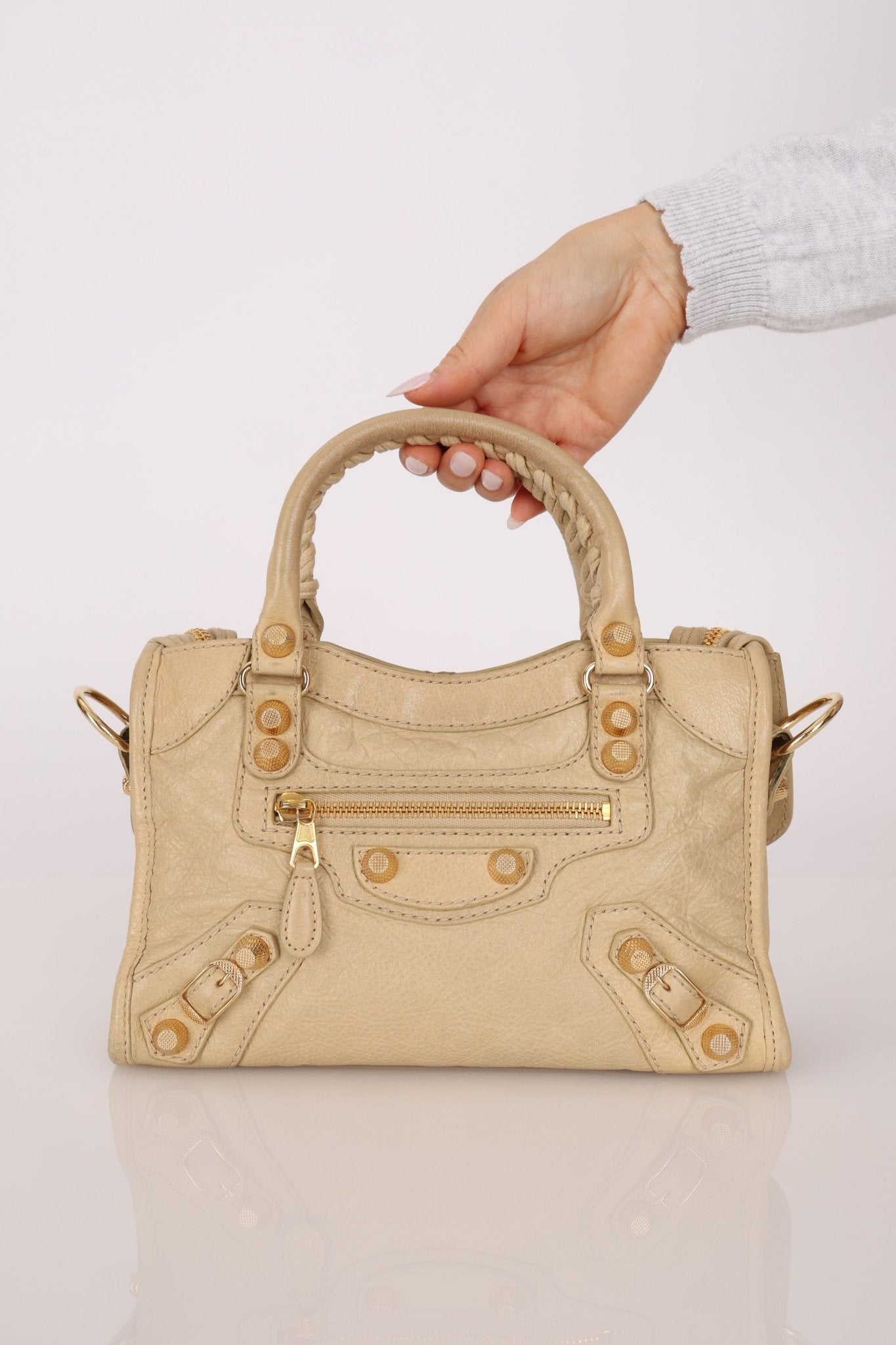 Balenciaga Giant 21 Mini City Bag with Strap - FashioNica