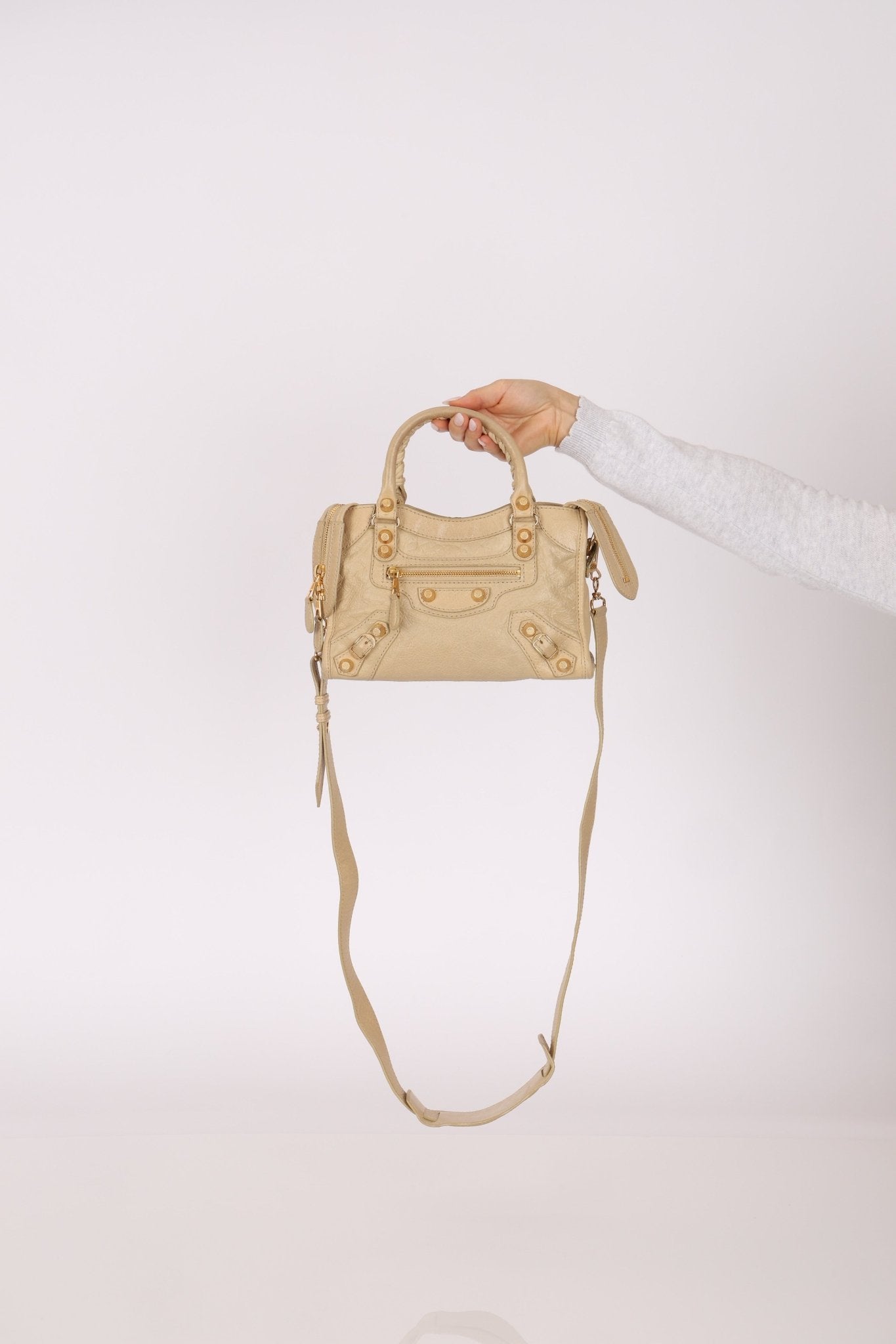 Balenciaga Giant 21 Mini City Bag with Strap - FashioNica