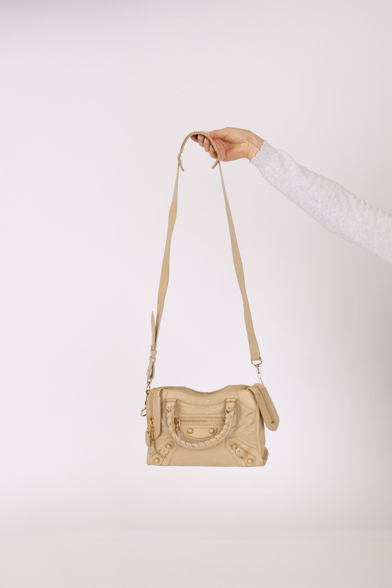 Balenciaga Giant 21 Mini City Bag with Strap - FashioNica