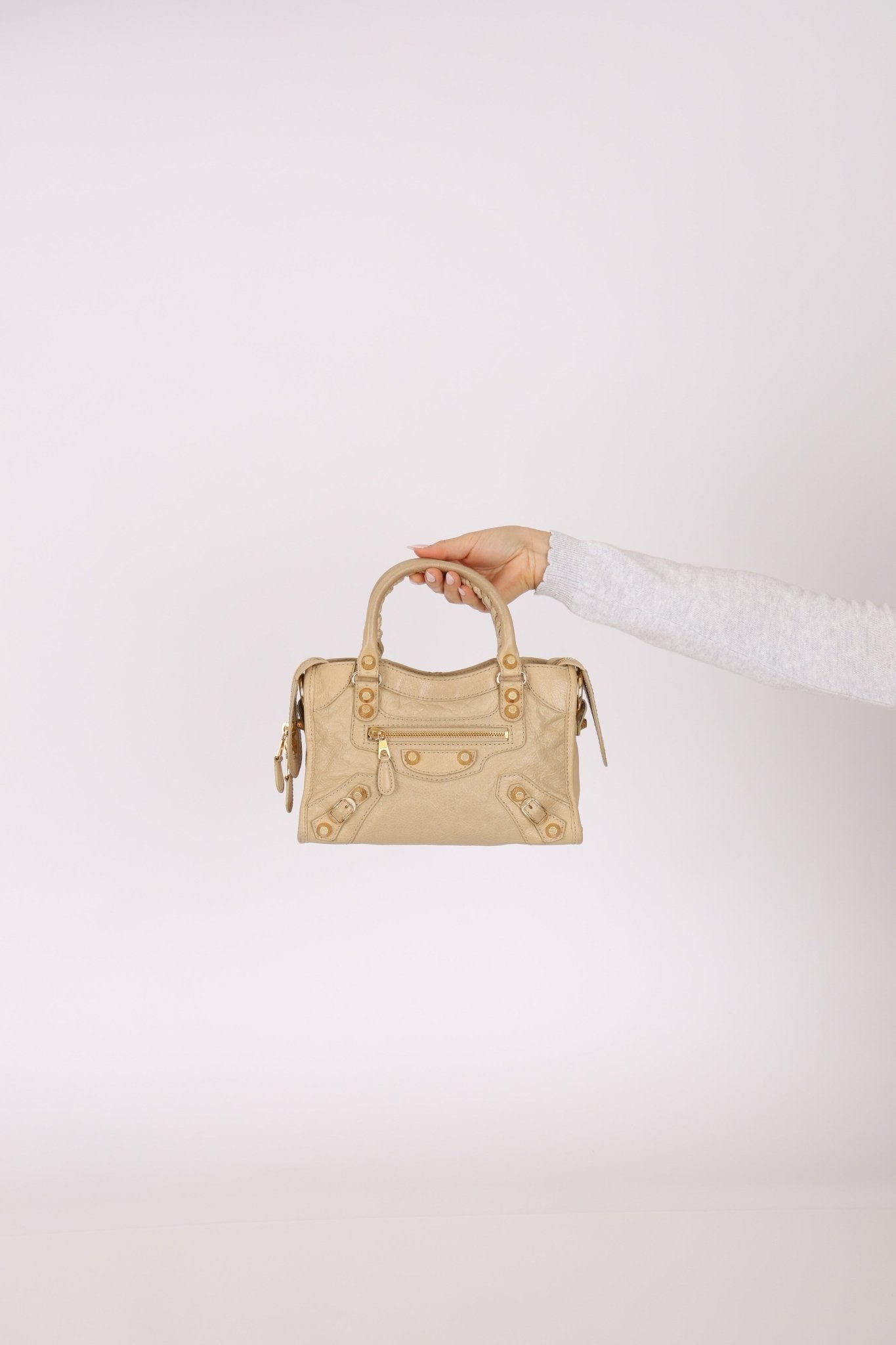 Balenciaga Giant 21 Mini City Bag with Strap - FashioNica