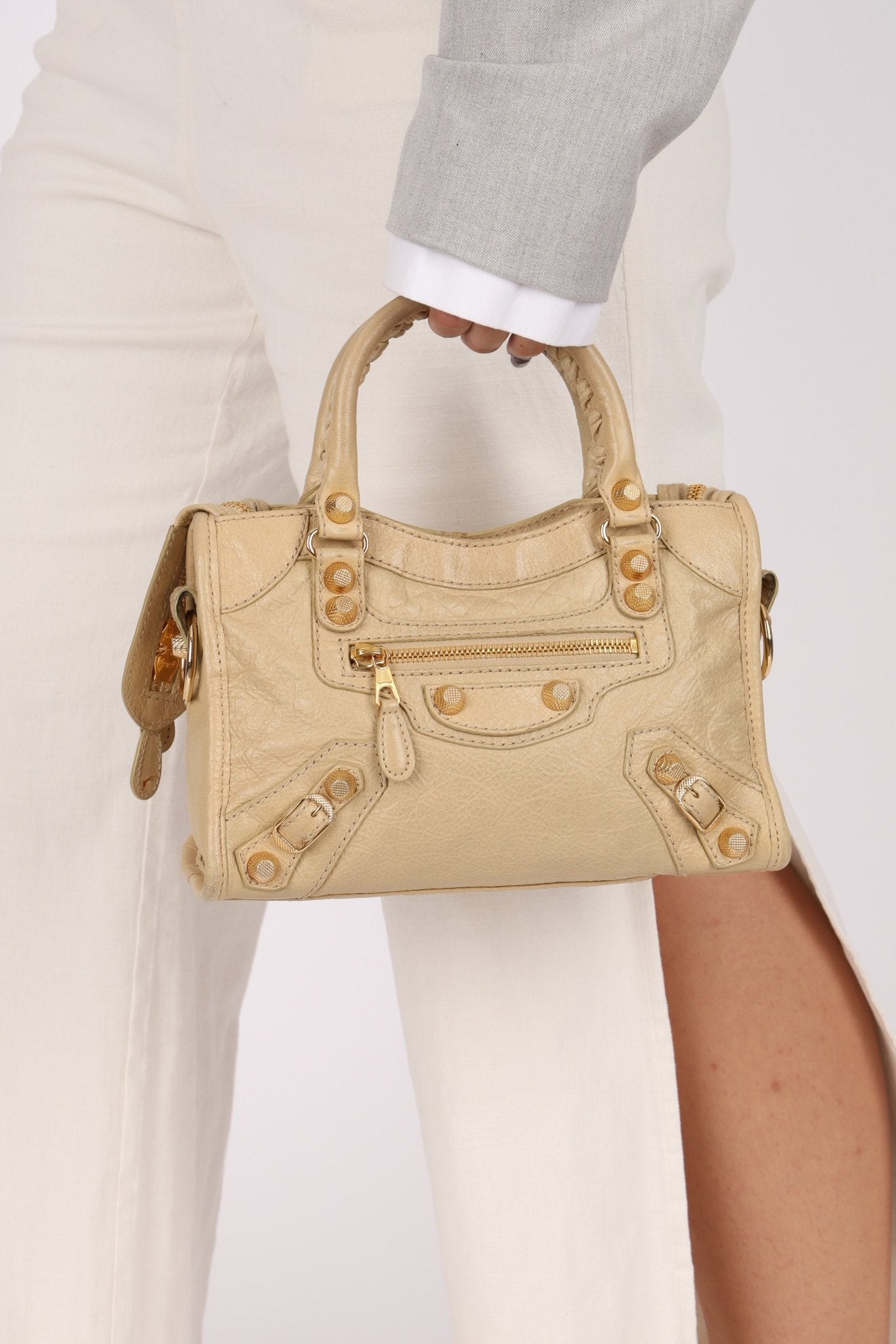 Balenciaga Giant 21 Mini City Bag with Strap - FashioNica