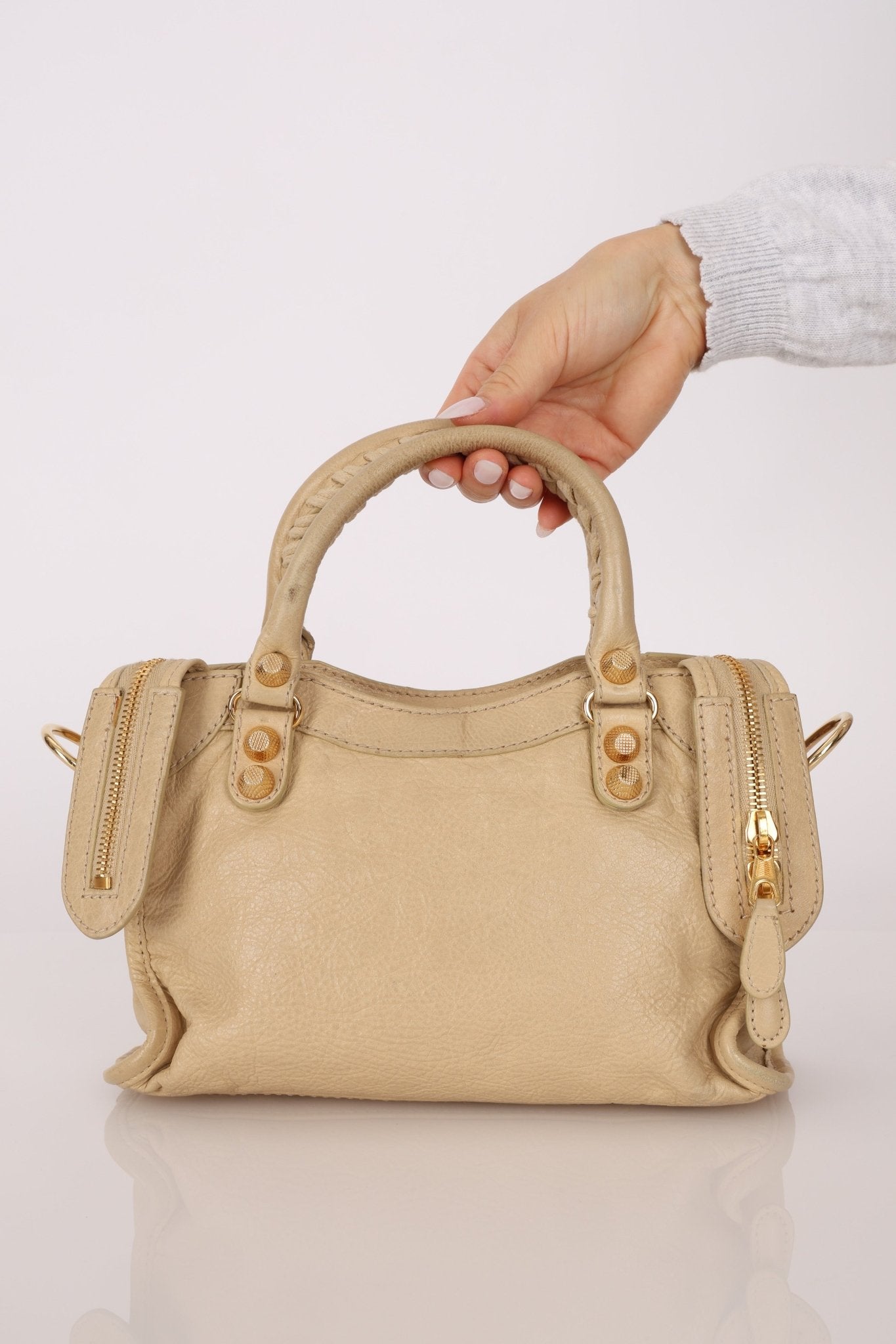 Balenciaga Giant 21 Mini City Bag with Strap - FashioNica