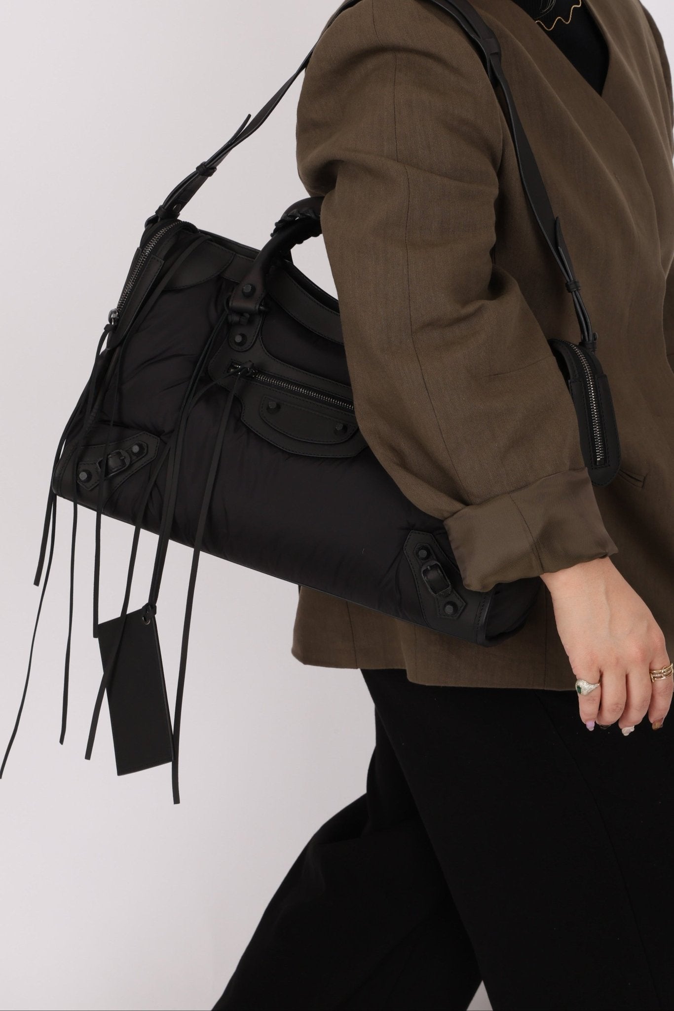 Balenciaga Incognito Puffy Nylon City Bag - FashioNica