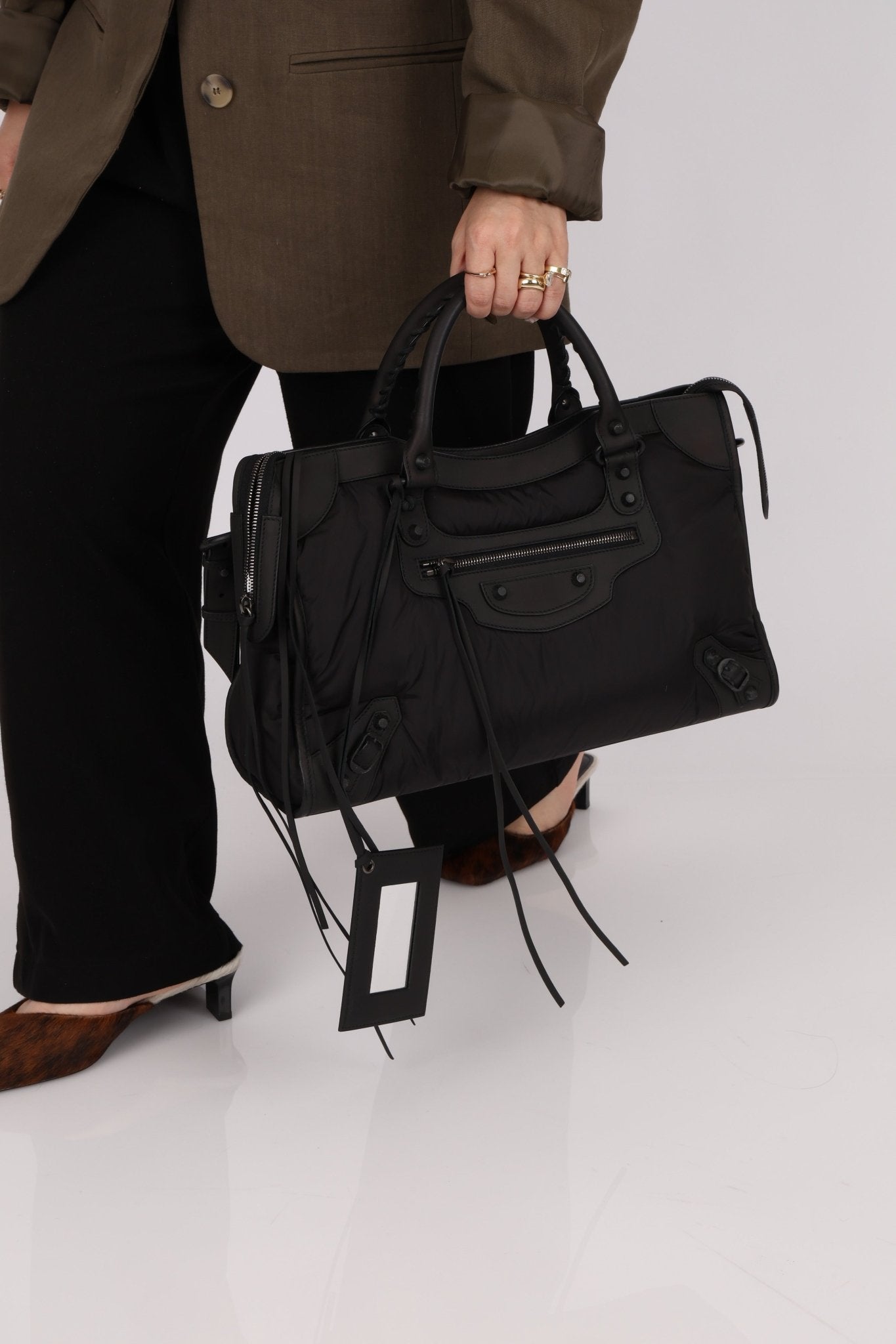 Balenciaga Incognito Puffy Nylon City Bag - FashioNica