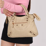 Balenciaga Ivory Town Bag Giant 12 Bag - FashioNica