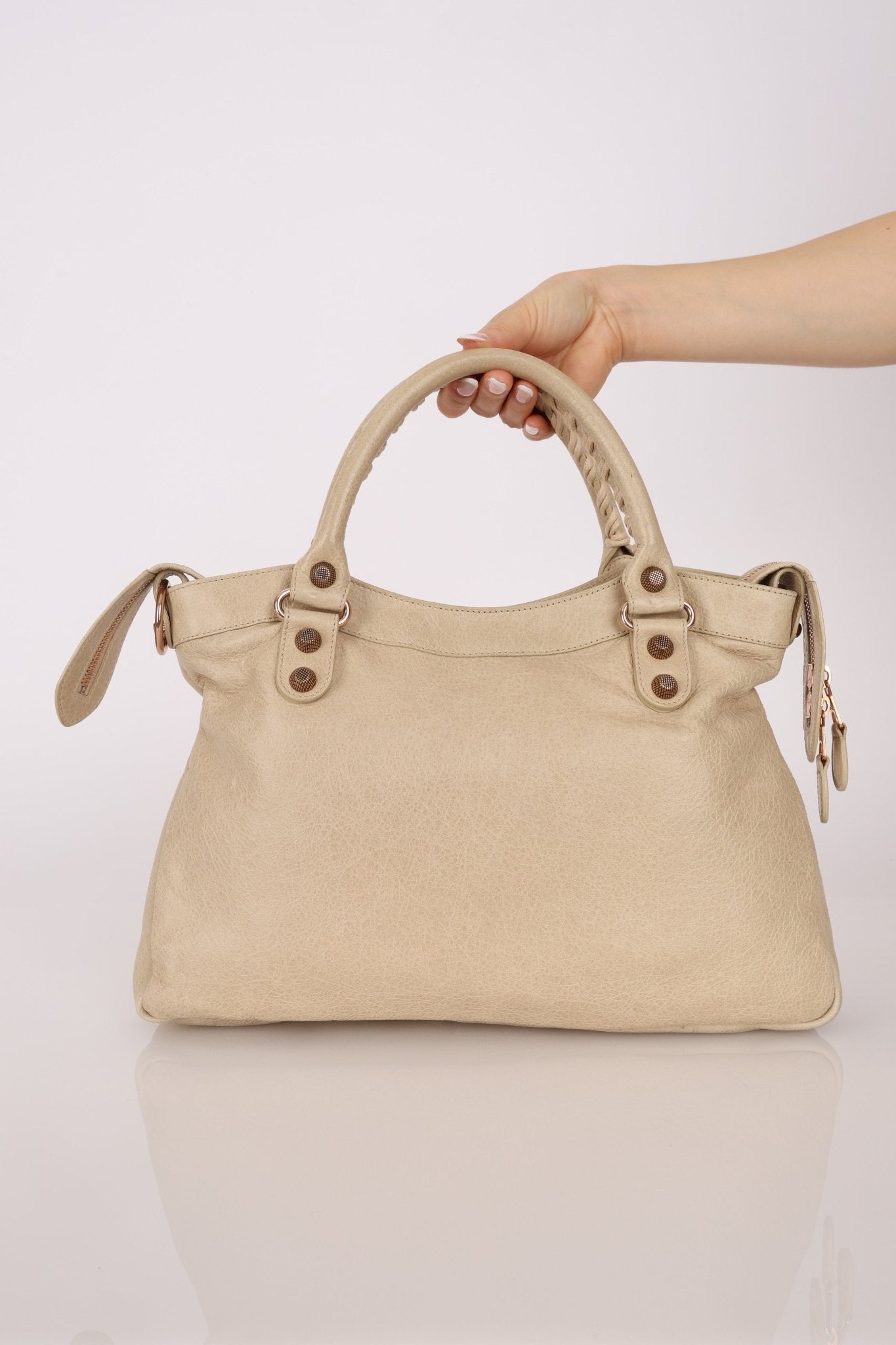 Balenciaga Ivory Town Bag Giant 12 Bag - FashioNica